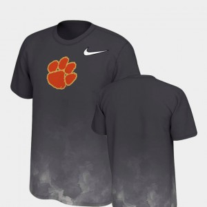 Clemson For Men T-Shirt Anthracite Team Issue 2018 College Football Playoff Bound Player 913180-667
