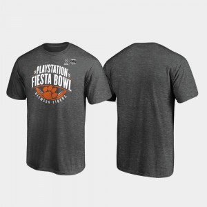 Clemson Men's T-Shirt Heather Gray Scrimmage 2019 Fiesta Bowl Bound NCAA 740885-268