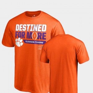 Clemson National Championship Mens T-Shirt Orange Alumni 2018 Cotton Bowl Bound Bootleg College Football Playoff 442641-935