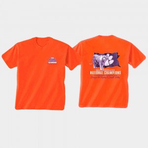 Clemson For Men's T-Shirt Orange College Tried College Football Playoff 2018 National Champions 508164-742