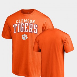 Clemson National Championship Mens T-Shirt Orange Square Up College 522715-512