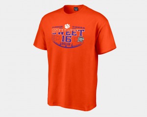 CFP Champs Mens T-Shirt Orange 2018 March Madness Basketball Tournament Sweet 16 Bound Stitched 244173-416